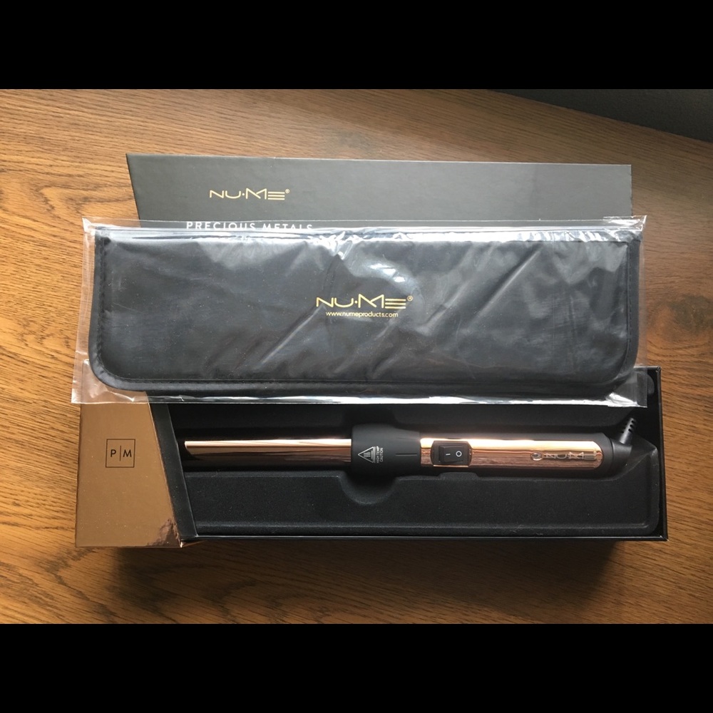 Nume Rose Gold Curling Wand 25mm (1 inch)